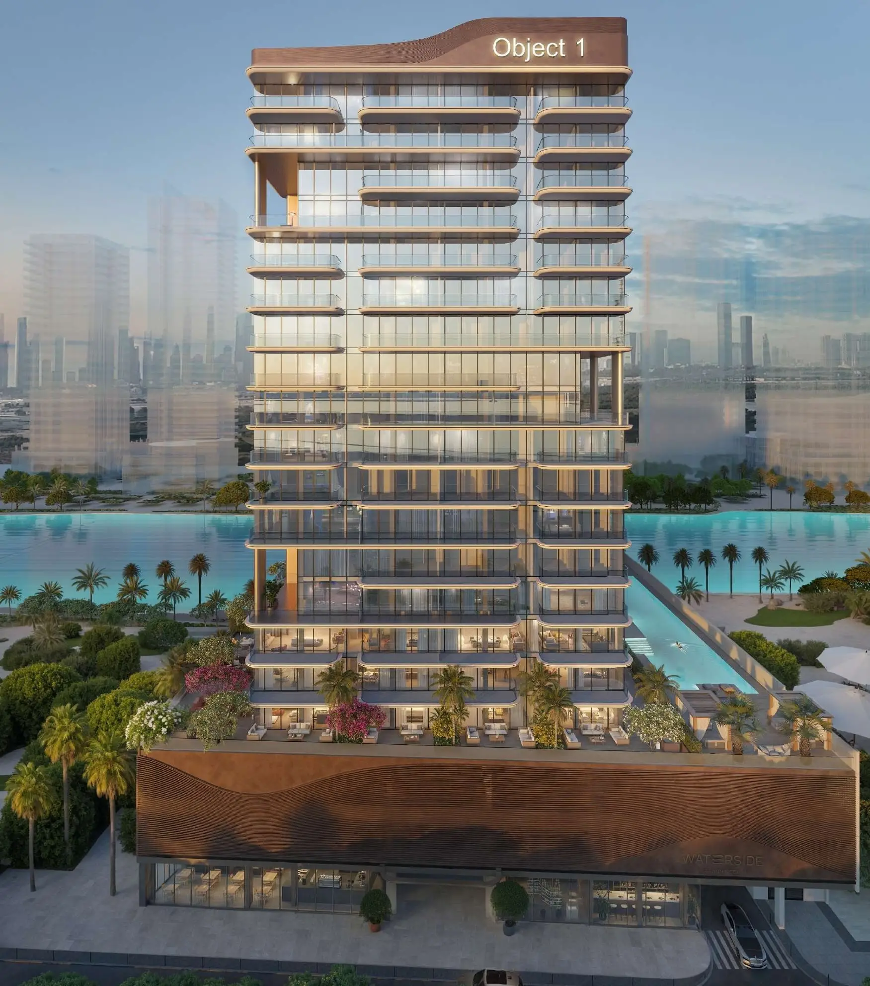 WATERS1DE Residences - Exterior Facade | Object One Real Estate Development