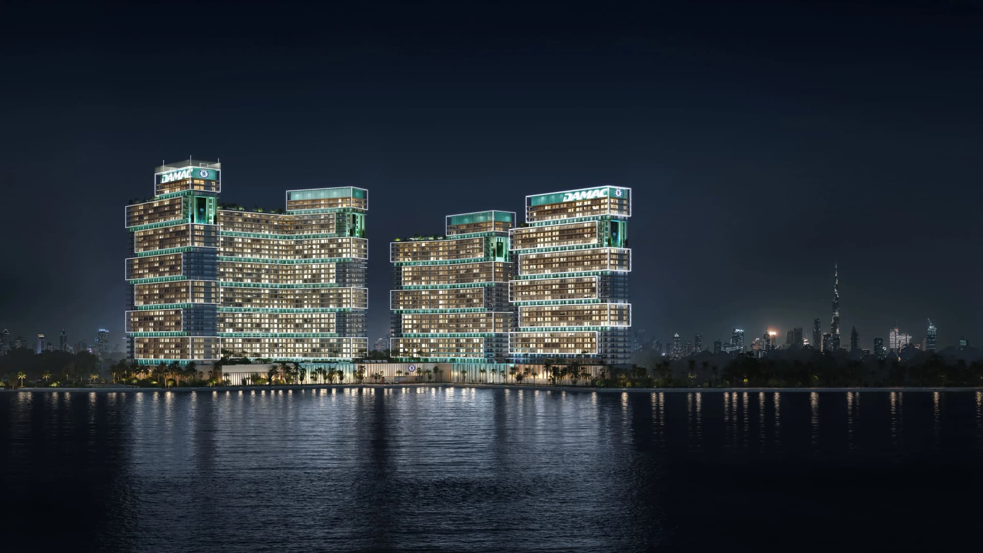 Chelsea Residences 1 Tower C - Exterior Facade | DAMAC Properties