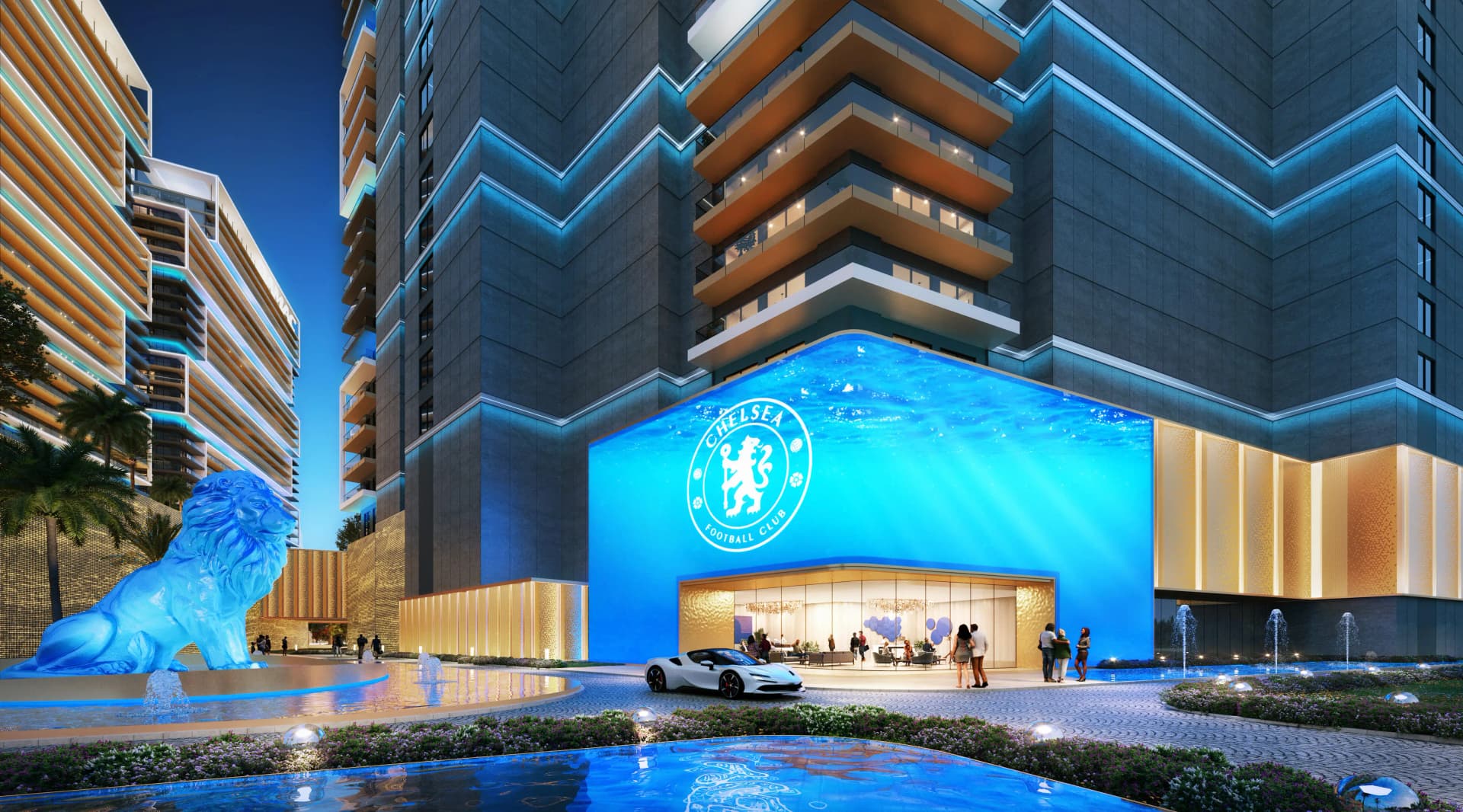 Chelsea Residences 1 Tower C - Lobby Interior | DAMAC Properties