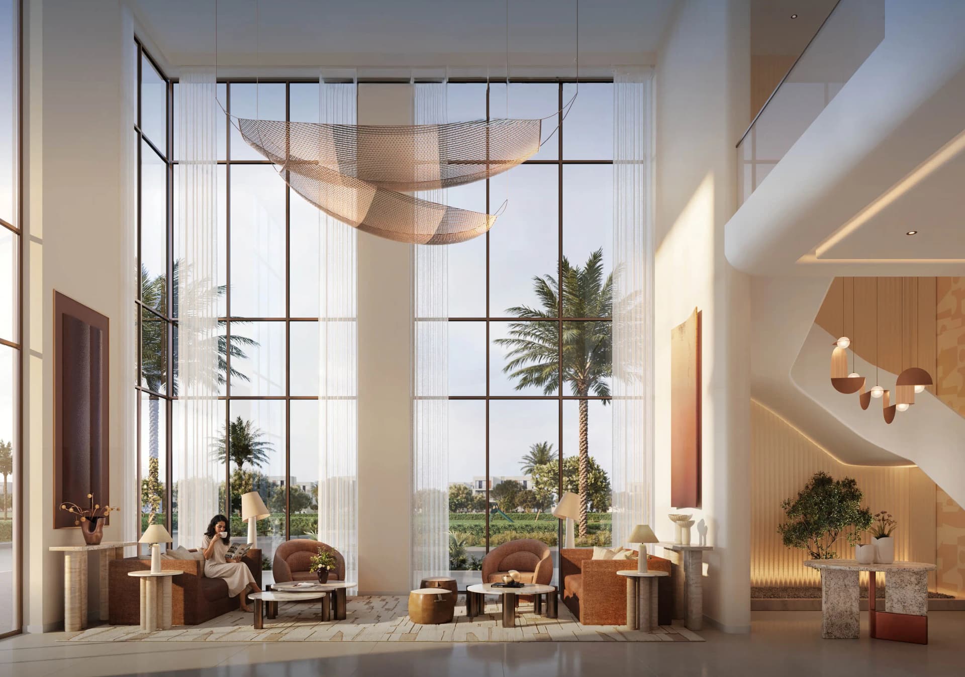 Golf Trails - Lobby Interior | Emaar Properties