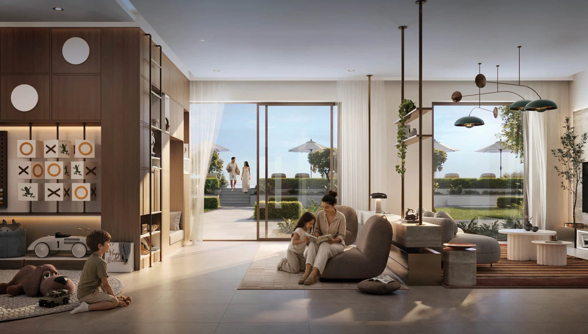 Golf Trails - Living Room Interior | Emaar Properties