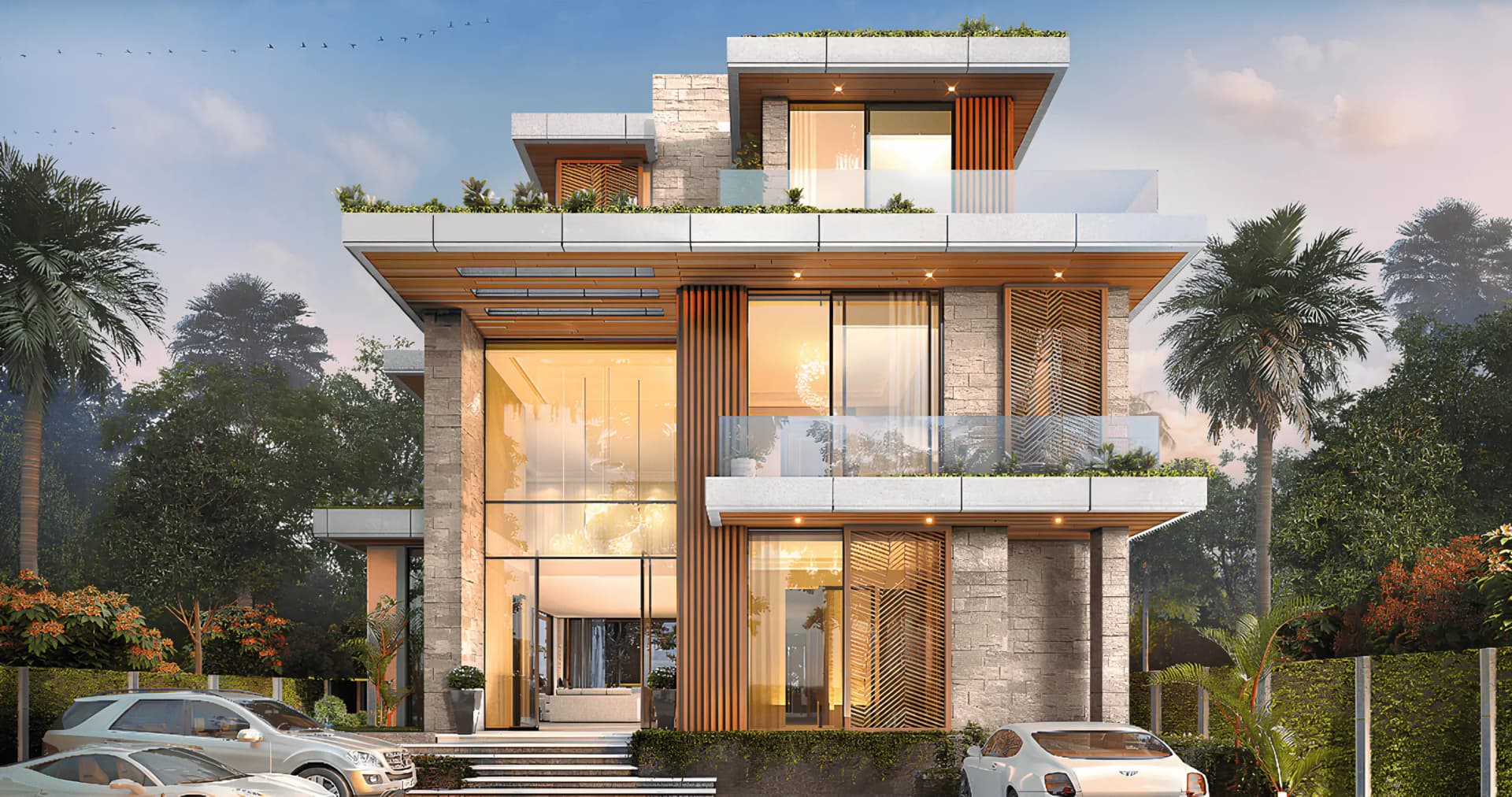 Cavalli Estates Villas - Exterior Facade | DAMAC Properties