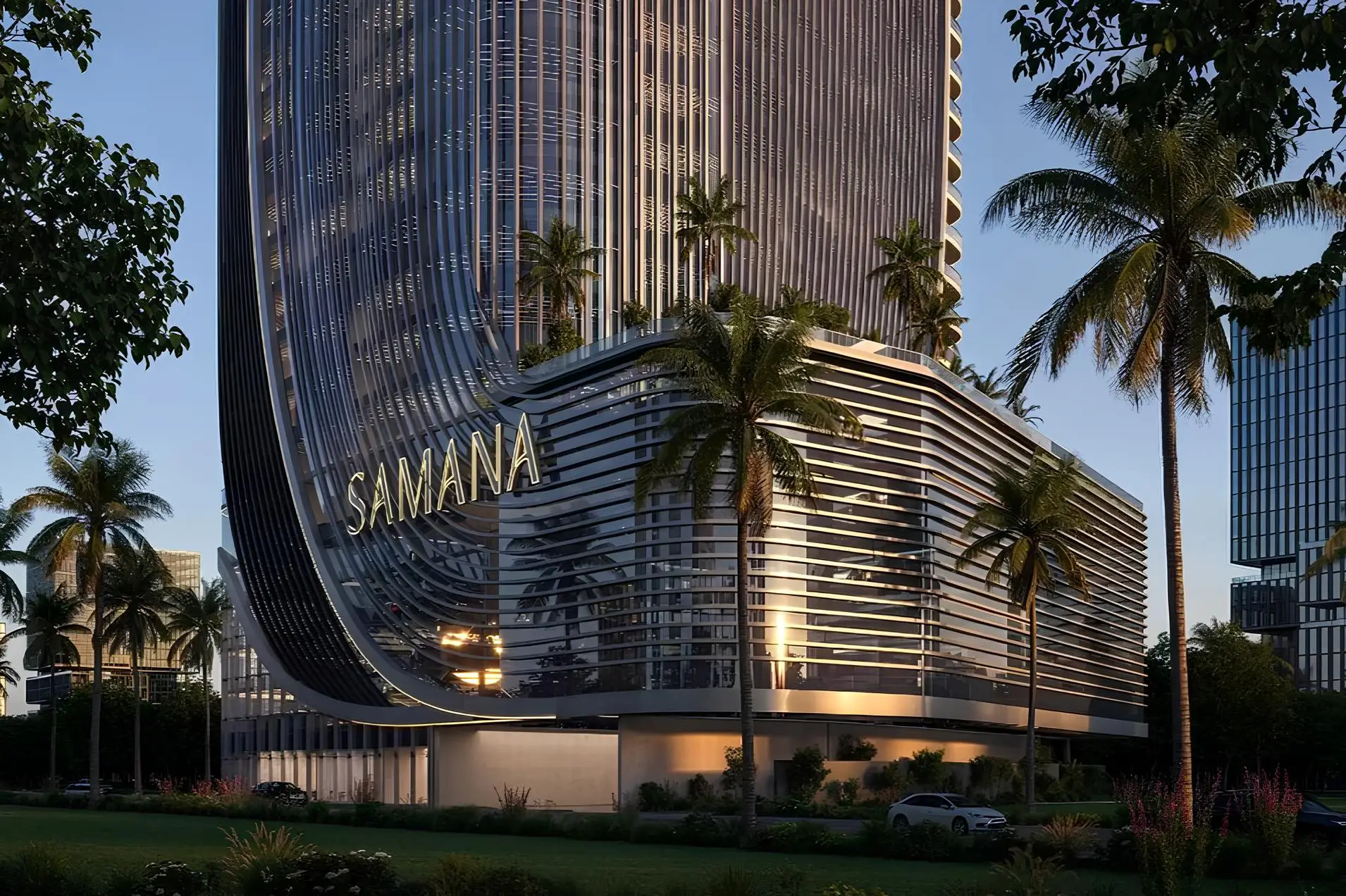 Business Hub - Exterior Facade | Samana Developers