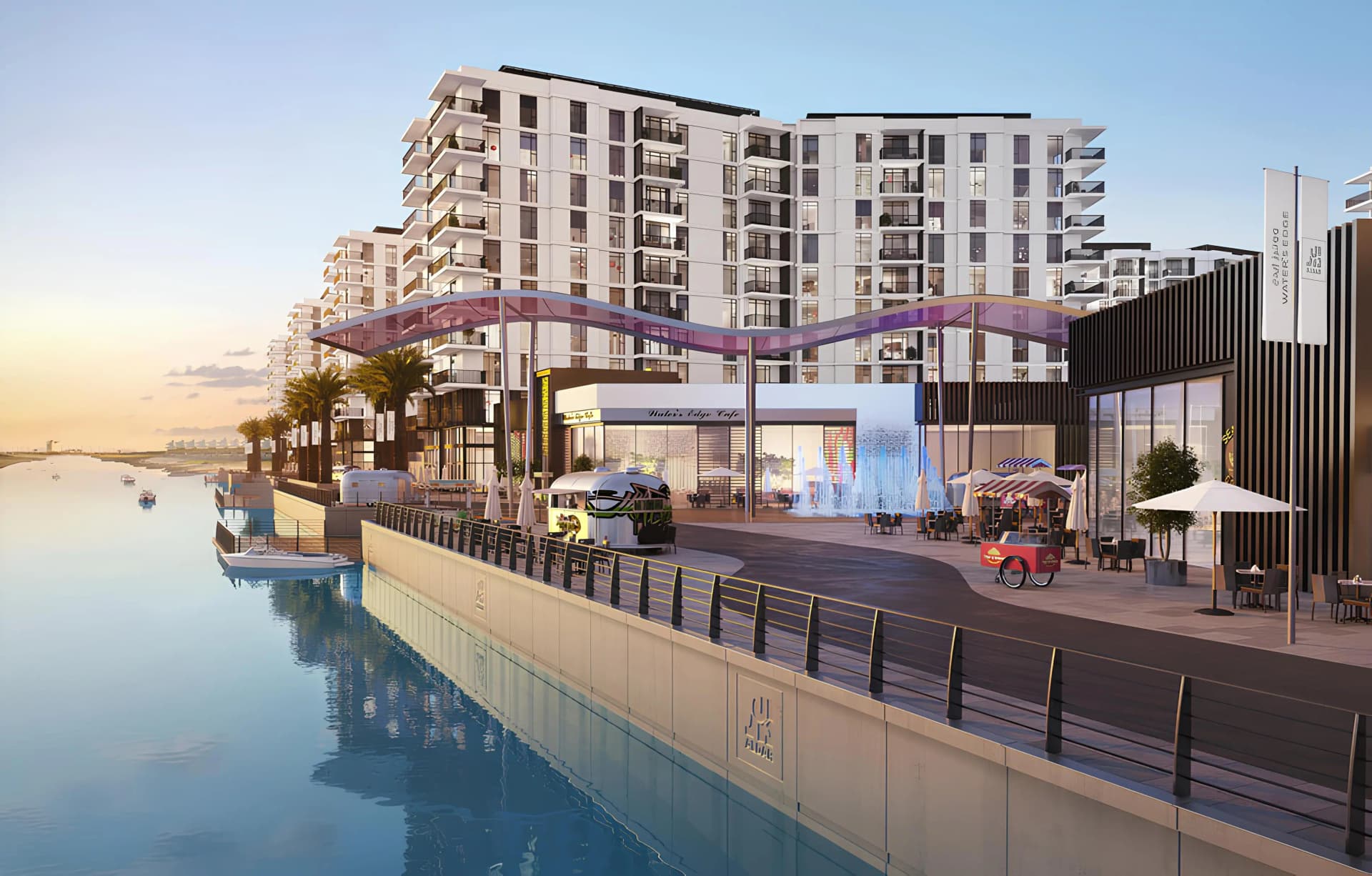 Water's Edge - Exterior Facade | Aldar Properties