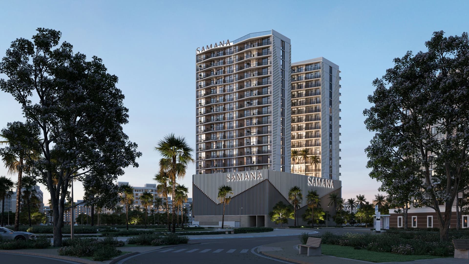 Samana Greenfield 2 - Exterior Facade | Samana Developers