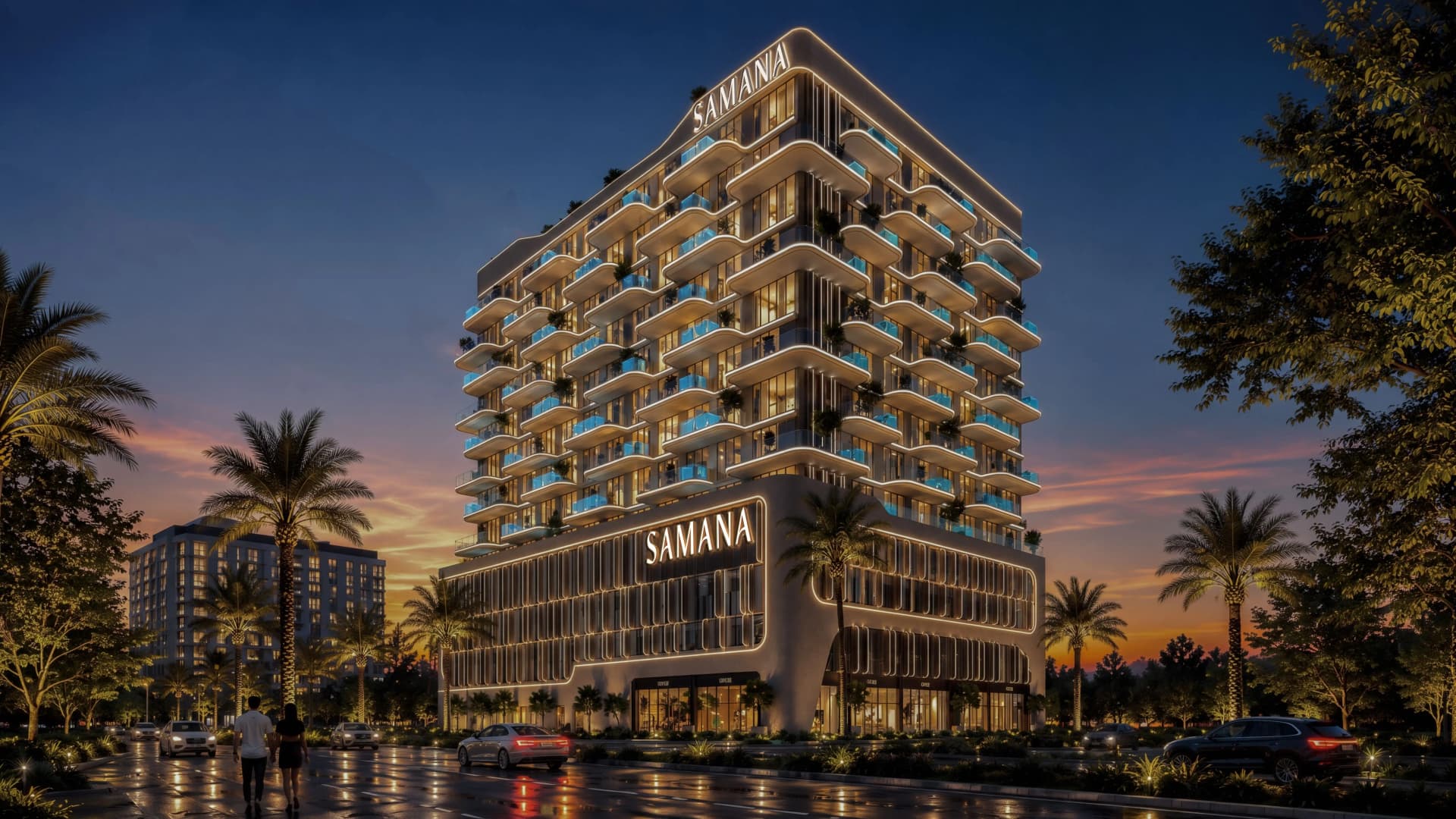Samana Portside - Exterior Facade | Samana Developers