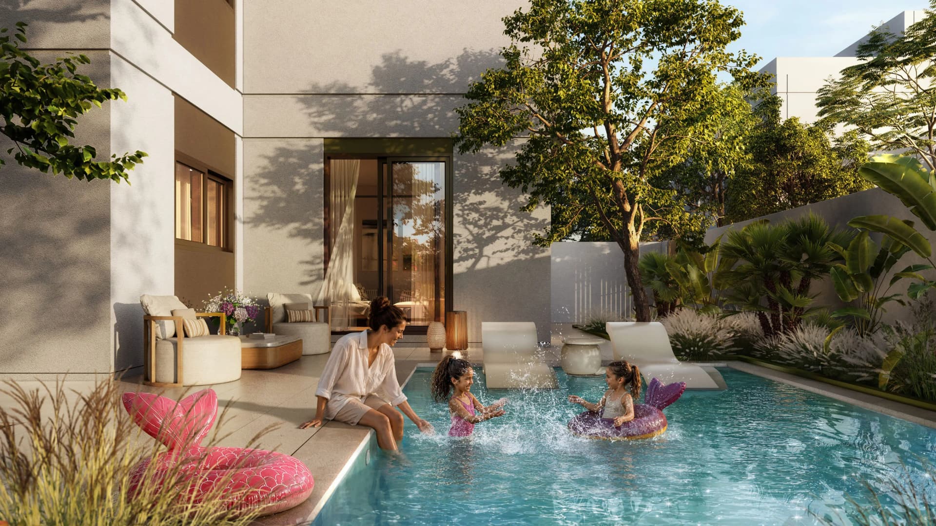 Al Ghadeer Parks - Balcony View | Aldar Properties