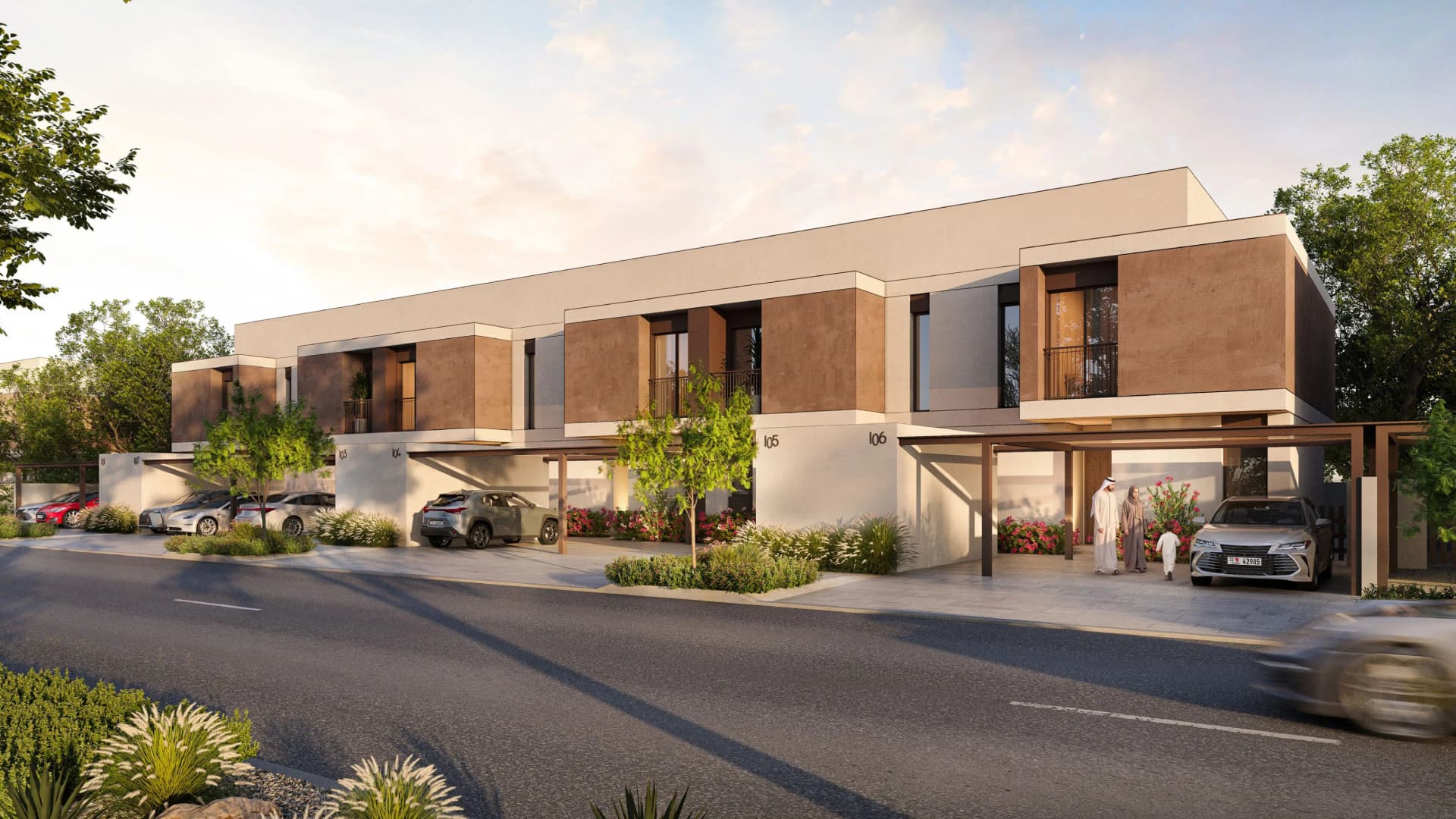 Al Ghadeer Parks - Exterior Facade | Aldar Properties