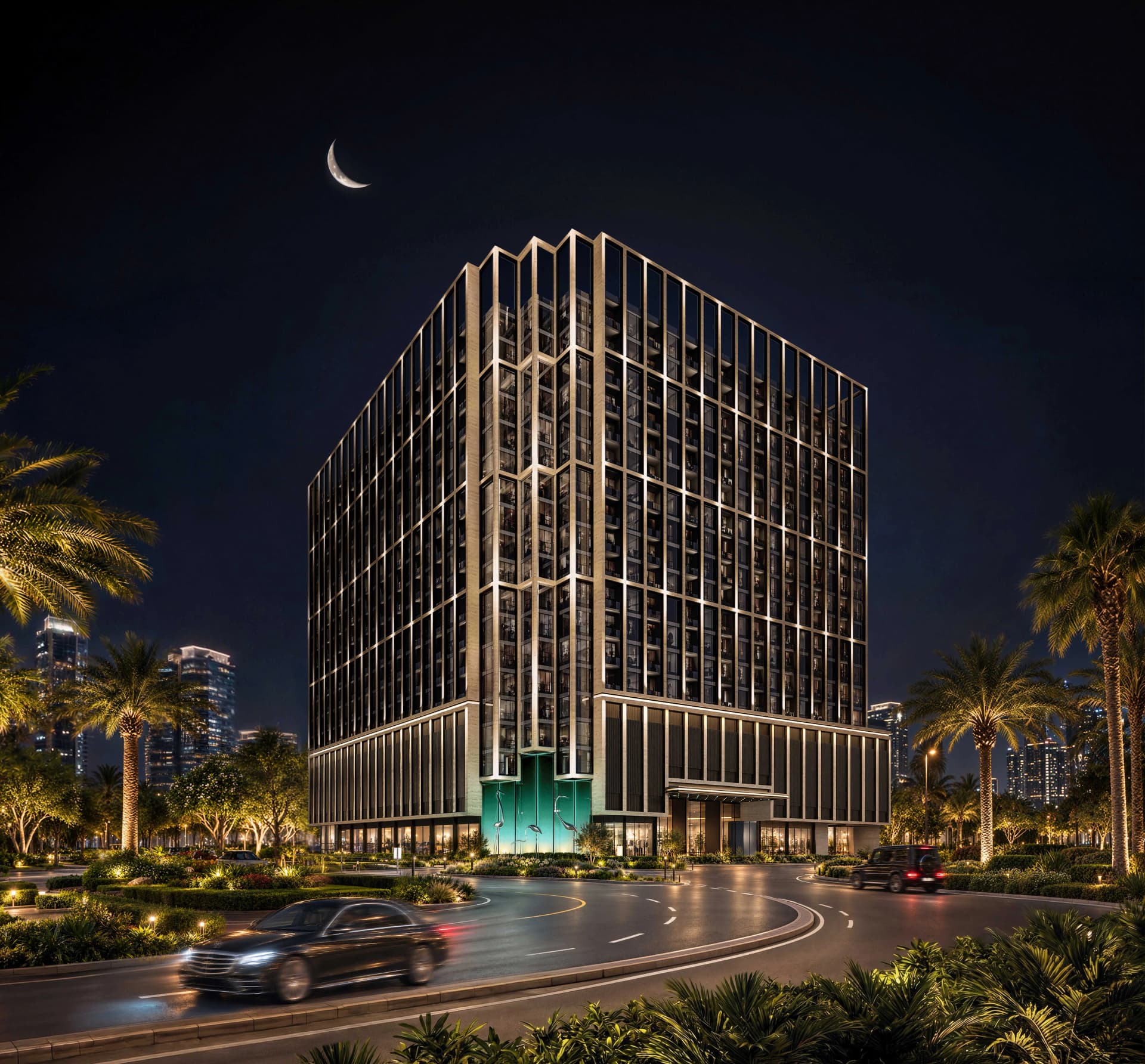 Binghatti Starfall - Exterior Facade | Binghatti Developers