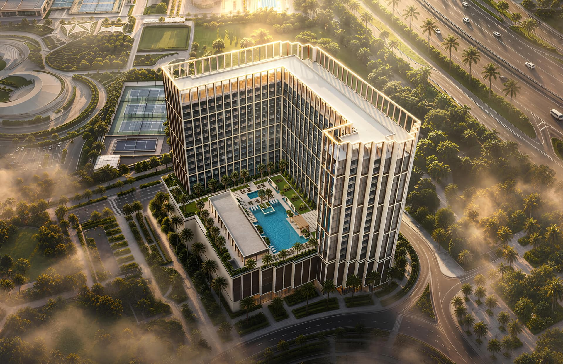 Binghatti Starfall - Exterior Facade | Binghatti Developers