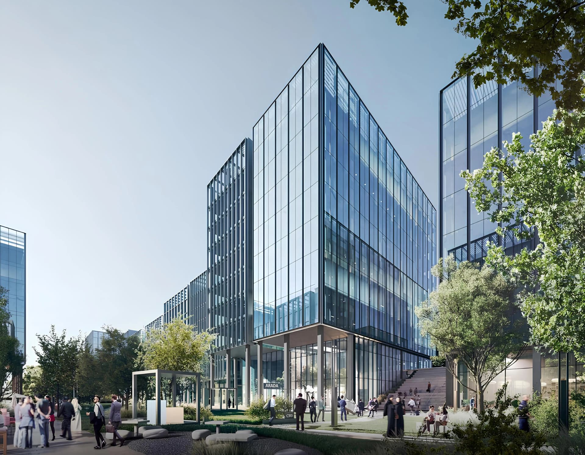 Arada Central Business District. Building 5 - Exterior Facade | Arada Properties