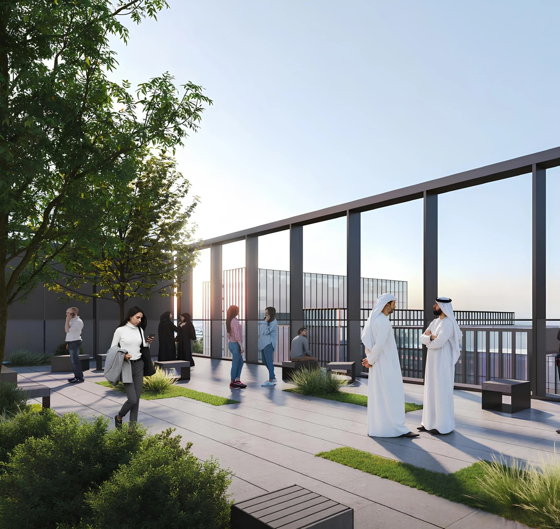 Arada Central Business District. Building 5 - Balcony View | Arada Properties